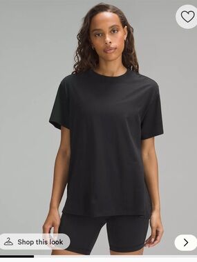 NWOT Black Lululemon Size 10 All Yours Tee